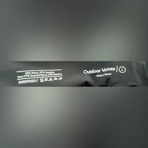 OUTDOOR VOICES Black One Shoulder Athletic Dress Built-in Shorts Activewear | L - Picture 2 of 10